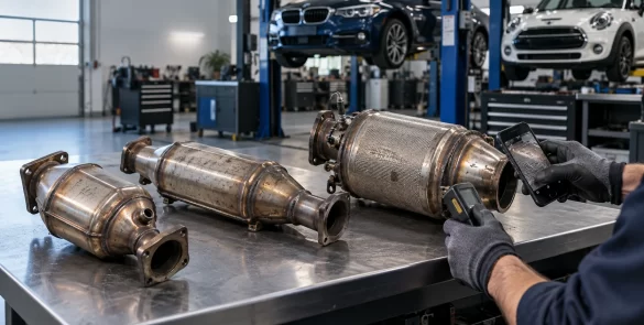BMW un MINI katalizatori: benzīns, dīzelis, DPF un vērtība